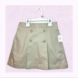 Old Navy Uniform Pleated Twill Skort Girls (M 8)